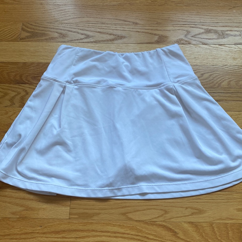 White athletic skirt